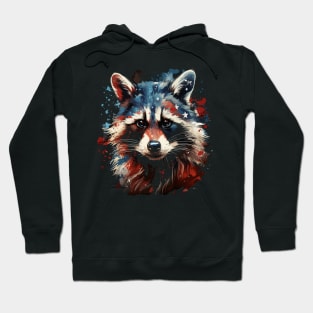 Patriotic Raccoon Hoodie